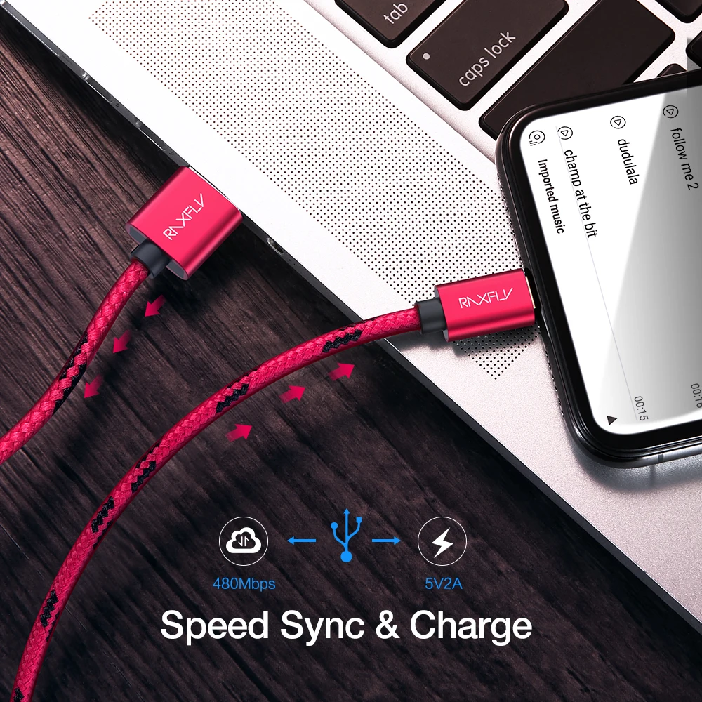 Кабель RAXFLY Type C для Nokia 8 Plus кабель USB One 5 5T 6 c зарядный провод Xiaomi Redmi Note 7|Кабели