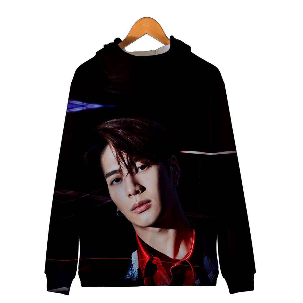 Новинка 2019 худи KPOP GOT7 Jackson на молнии с 3D принтом модная толстовка капюшоном для
