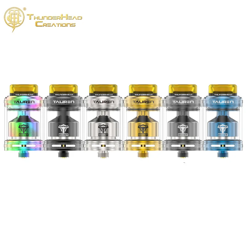Оригинальные творения ThunderHead Tauren Beest 24 мм RTA 2 мл/4 5 мл одна/двойная катушка Vape