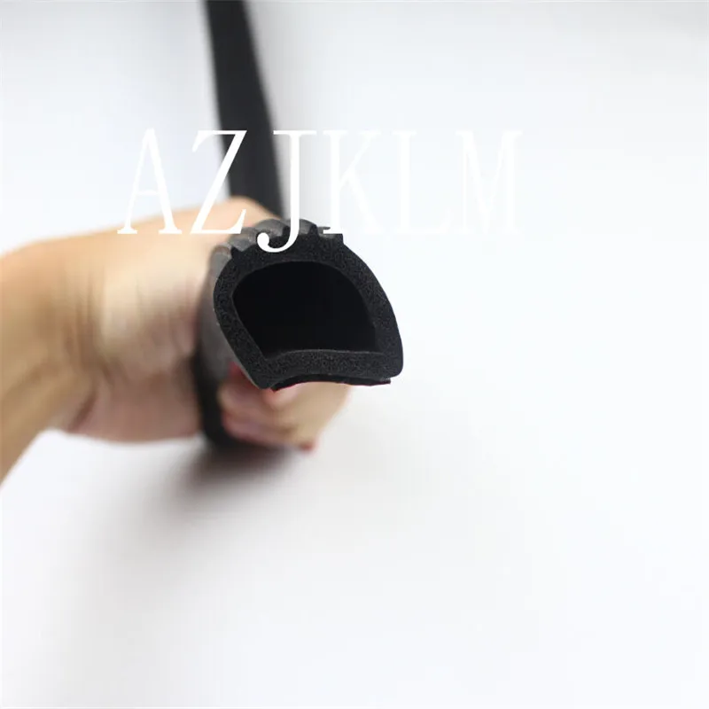 

D-shape Sponge Waterproof Anti Dust Rubber Door Wind Stop Seal Sealing Strip 26x24mm EPDM Tape 4M Road Noise Sound Proofing