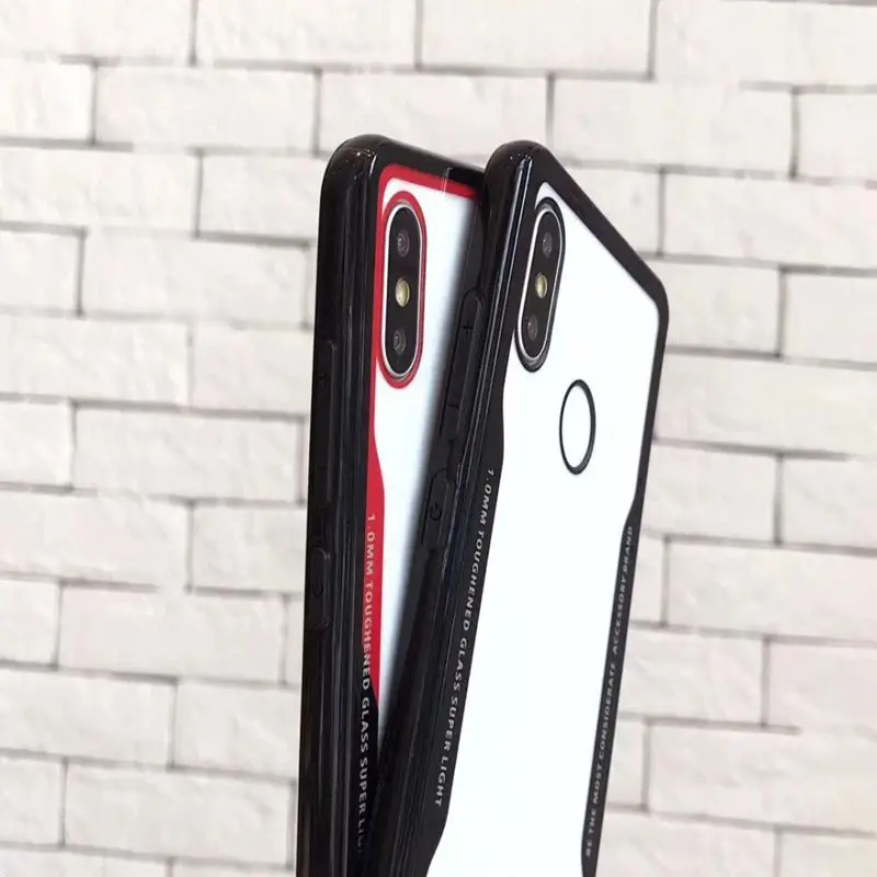 Transparent acrylic Case On Honor 10 6A 6X V10 For huawei P20 Pro Plus Mate 20 Lite Smart Mobile Phone cases |