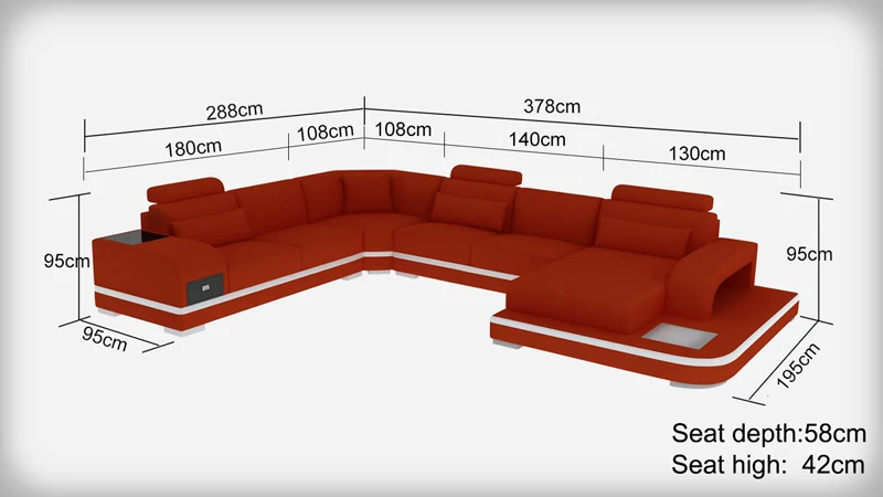 Новый дизайнерский диван угловой светодиодный светильник диван|corner sofa|corner sofa