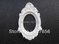 50pcs white oval flatback resin charm finding base setting tray for 30x40mm cabochonpicturecameodiy accessry