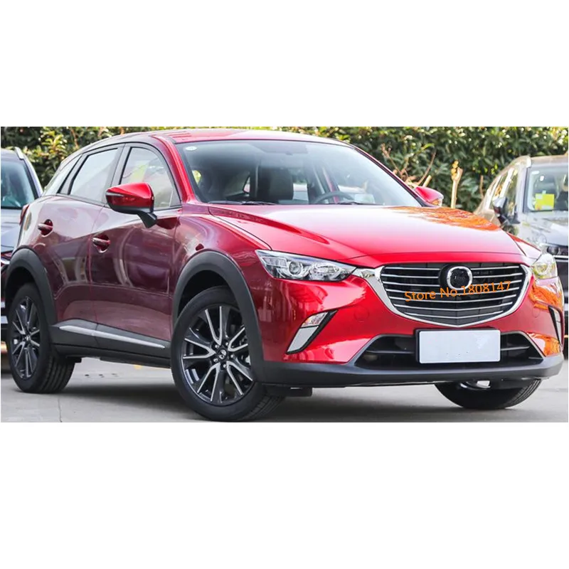 Carstyling ABS Хромированная для дверей окон стекло панель подлокотник лифт для кнопки переключателя рама под давлением для Mazda CX-3 CX3