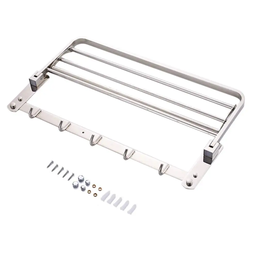 Вешалка для полотенец из нержавеющей стали с 5 крючками | Обустройство дома