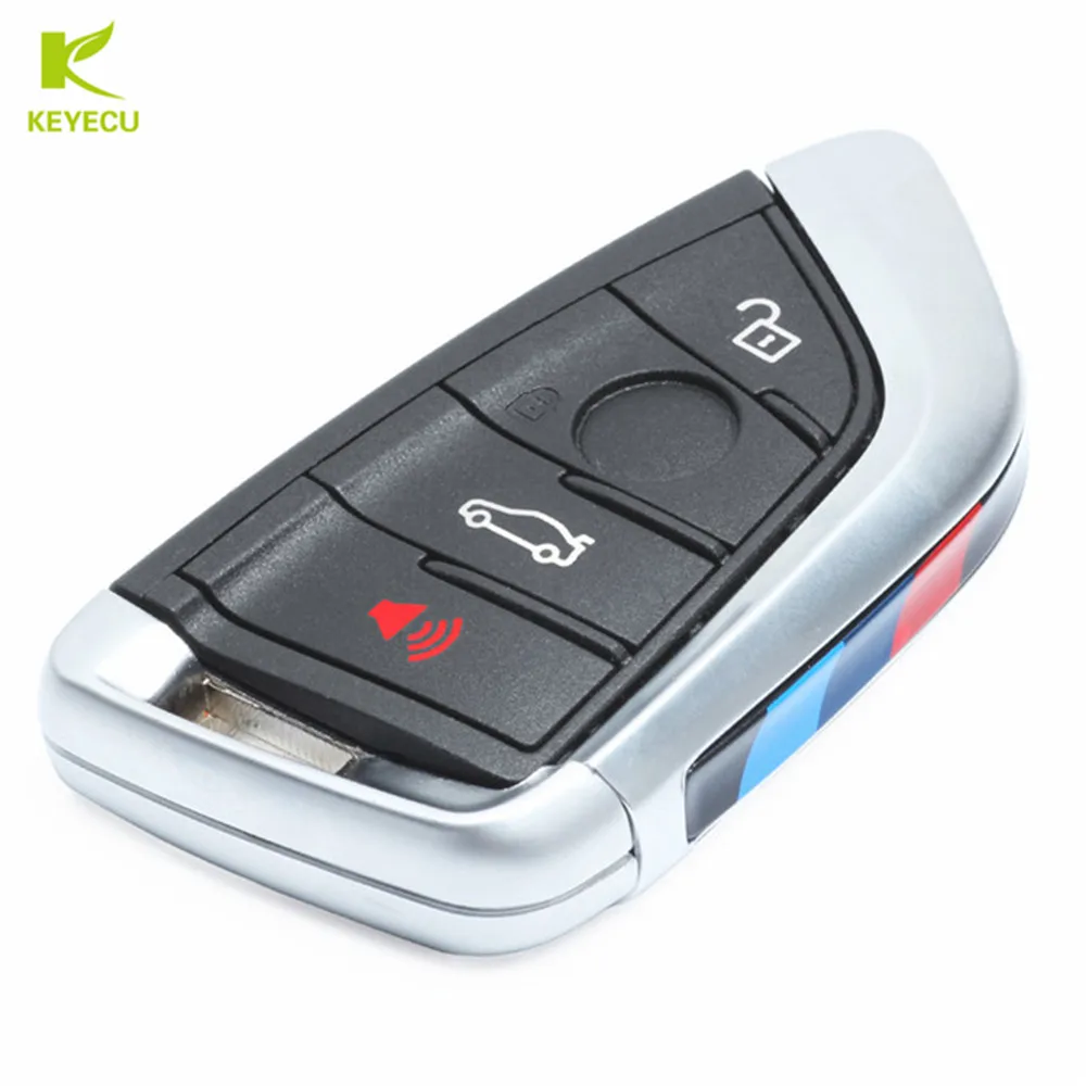KEYECU Новый дистанционный Автомобильный ключ 4 кнопки 433 МГц для BMW X5 X6 2014 2016 FCC: NBGIDGNG1