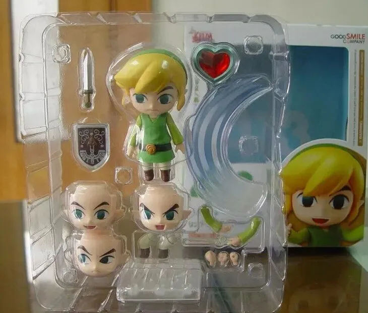 Kawaii Аниме Nendoroid Link Majora's Mask 3D Ver 10 см в коробке фигурка игрушки