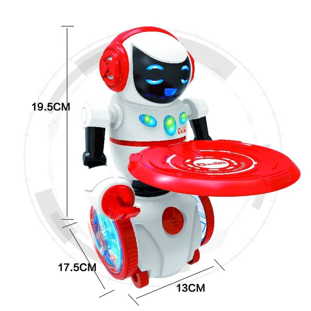 Ручной датчик второй голосовой активированный робот универсальный ходячий свет