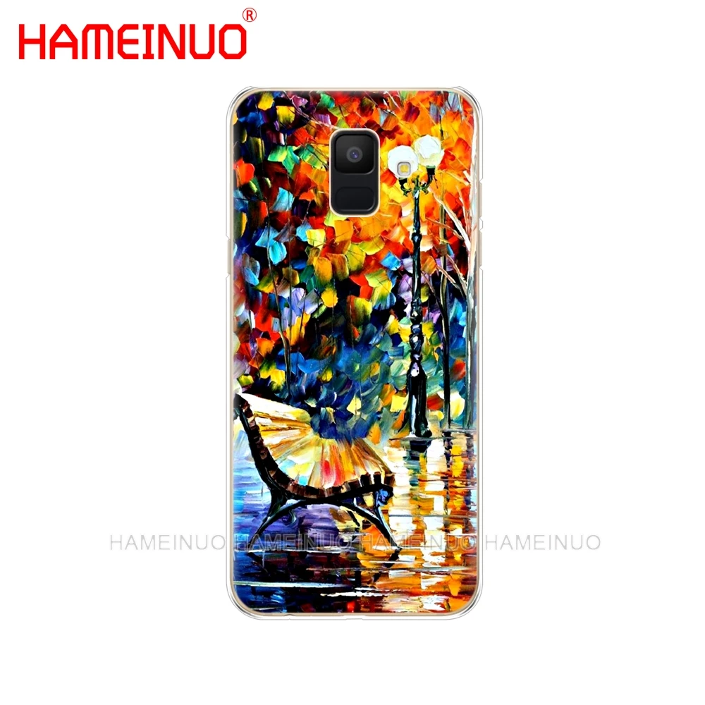 В стиле звездной ночи Ван Гог лодка дерево цветок чехол для телефона Samsung Galaxy J4 J6 J8