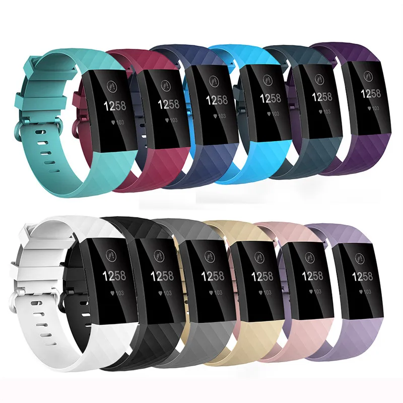 Сменные ремешки для умных часов Fitbit Charge 3 высококачественный спортивный ремешок