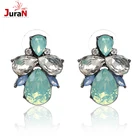 JURAN 2 цвета, модные женские массивные маленькие серьги-гвоздики для женщин, модные серьги, оптовая продажа с фабрики, для женщин, для детей