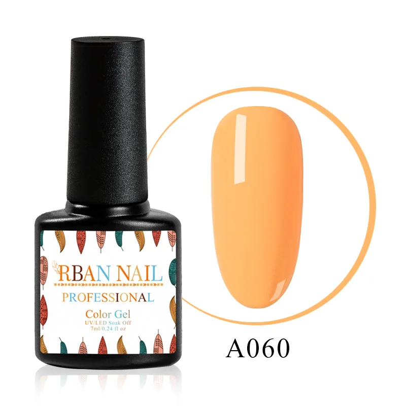 BM30060 RBAN NAIL 7 мл чистый Полупостоянный УФ-гель для ногтей Sock Off Лак Гибридный стойкий УФ-гель для ногтей маникюр - Цвет: BM30060