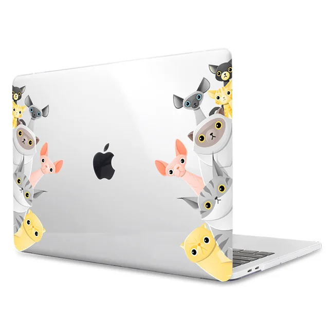 Мультяшные животные для Apple Macbook Air 13 A1932 A1466 чехол для ноутбука для MacBook Pro 13 15 Air 11 12 A1465 A1534 чехол - Цвет: MB22