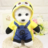 new cartoon print winter dog hoodies coats warm cotton fleece autumn cosplay costume small cats chihuahua clothes pets product