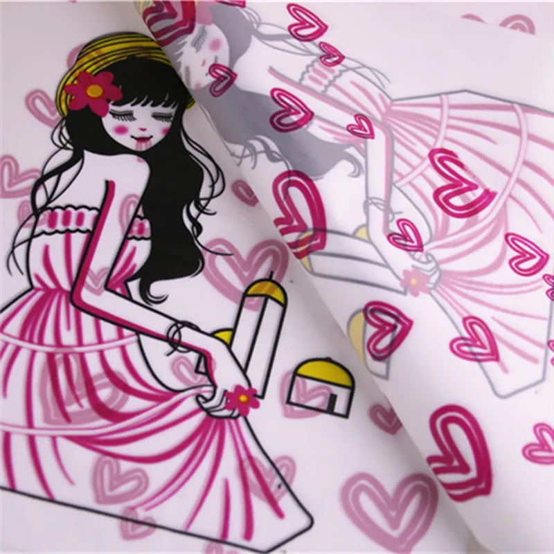 100pcs/lot 20*30cm Luxury Shopping Gift Bags Fashion Girl Plastic Packaging For Hair Extensions | Дом и сад