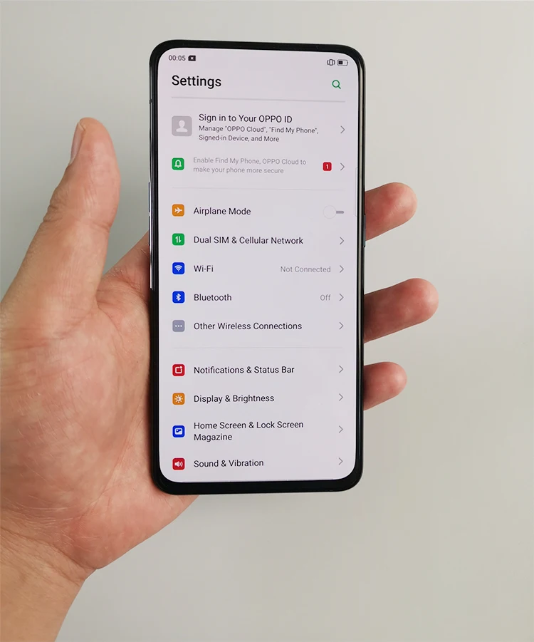 OPPO Reno, Новое поступление, смартфон, 6,4 дюймов, Поддержка NFC, Qualcomm710, 2340*1080, четыре ядра, 3 камеры, 48MP+ 5MP, 3765 mAh, отпечаток пальца ID