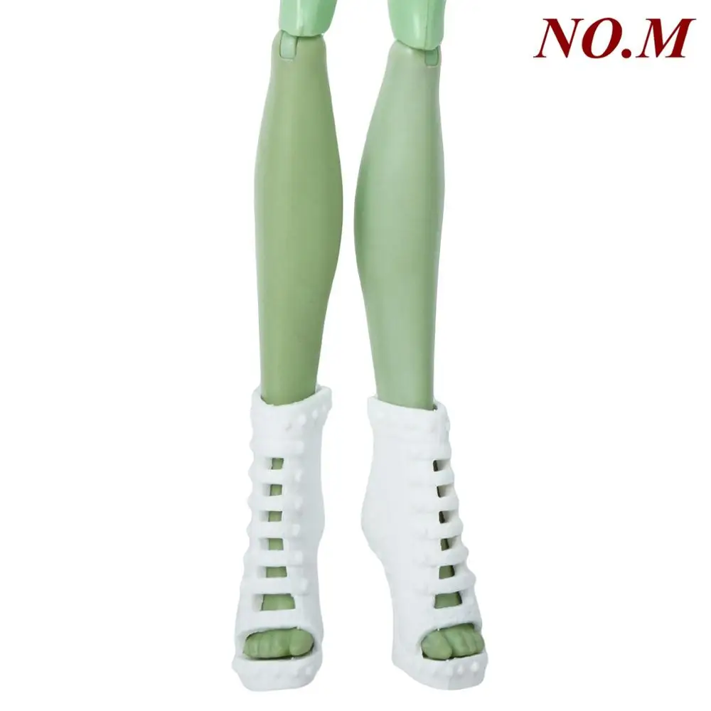 Модная Высококачественная кукольная обувь для кукол Monster high, милая праздничная одежда для свиданий, смешанные туфли на высоком каблуке, ботинки, аксессуары для кукол игрушки - Цвет: NO.M