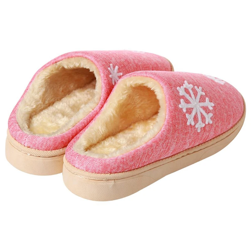 Slippers Women Winter Warm Fur Cotton Sheep Lovers Home Indoor House Shoes Woman wholesale Plus Size | Обувь