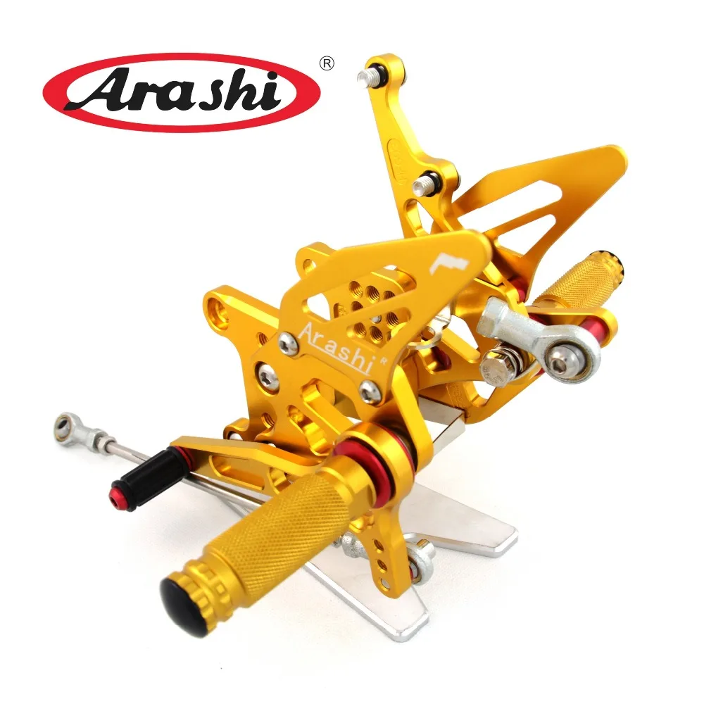 Араши для TRIUMPH Speed Triple 1050 2005 2010 CNC Регулируемые подножки Rider Rearset Rest 2006 2007 2008 2009