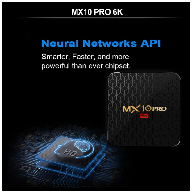MX10 PRO 6k tv Box android 9,0 поддерживает 2,4g wifi 100m lan 4 ГБ 32 ГБ/64 Гб ALLWINNER H6 vs mx10 Голосовая клавиатура опционально