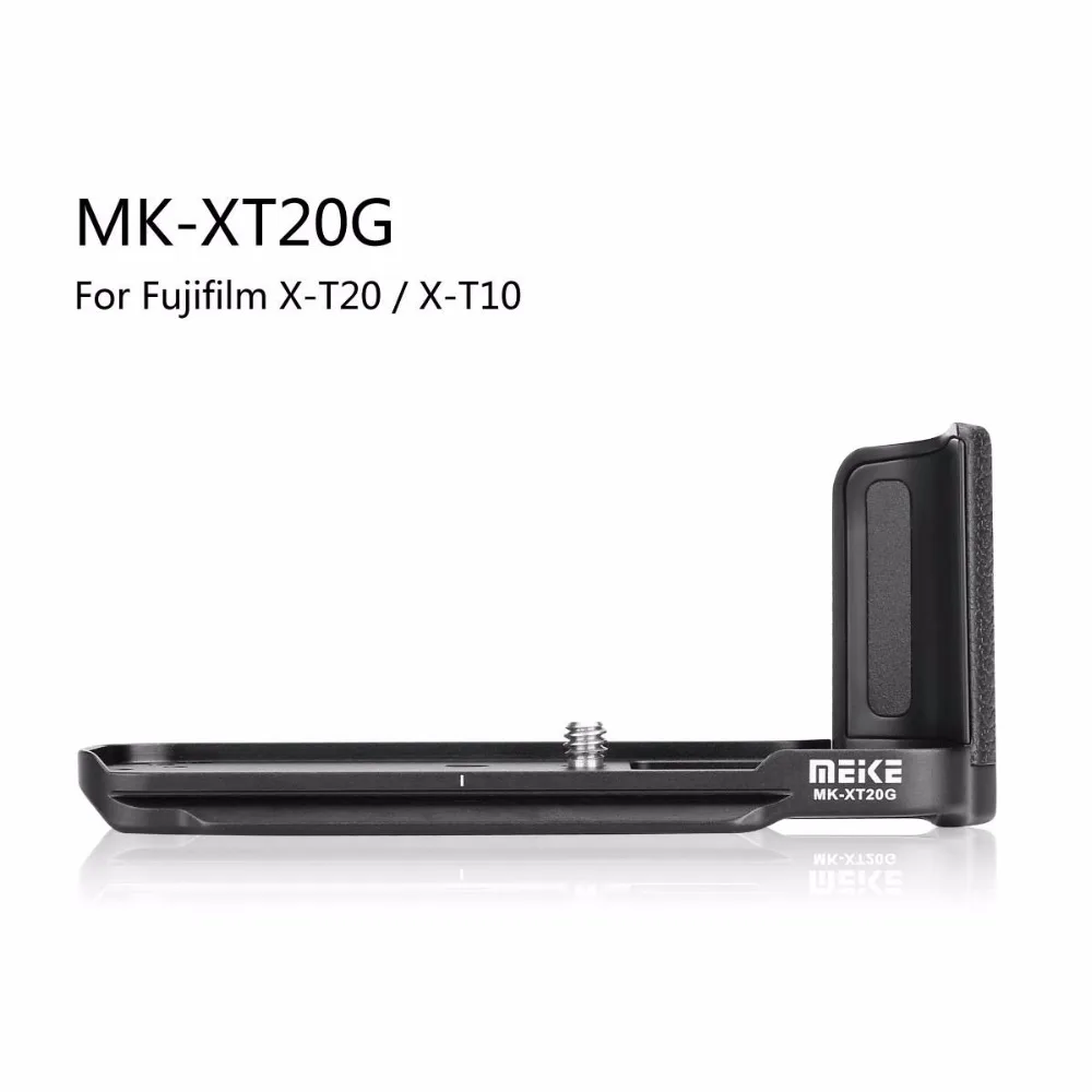 MEKE Meike XT20G Алюминий Сплава Рукоятки Quick Release Plate держатель Г-образный кронштейн для ЖК-дисплея с подсветкой Fujifilm X-T20 X-T30 X-T10