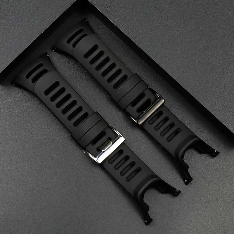 

Men's high-grade rubber strap for SUUNTO Extension Wild AMBIT series 1/2/3 generation ladies waterproof sports silicone strap bu