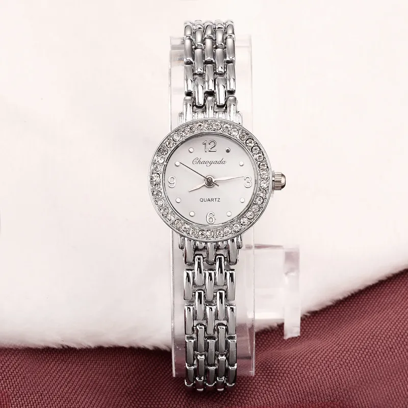Fashion Women's Watches Luxury Rhinestone Silver Watch Women Bracelet Ladies Clock reloj mujer zegarek damski | Наручные часы