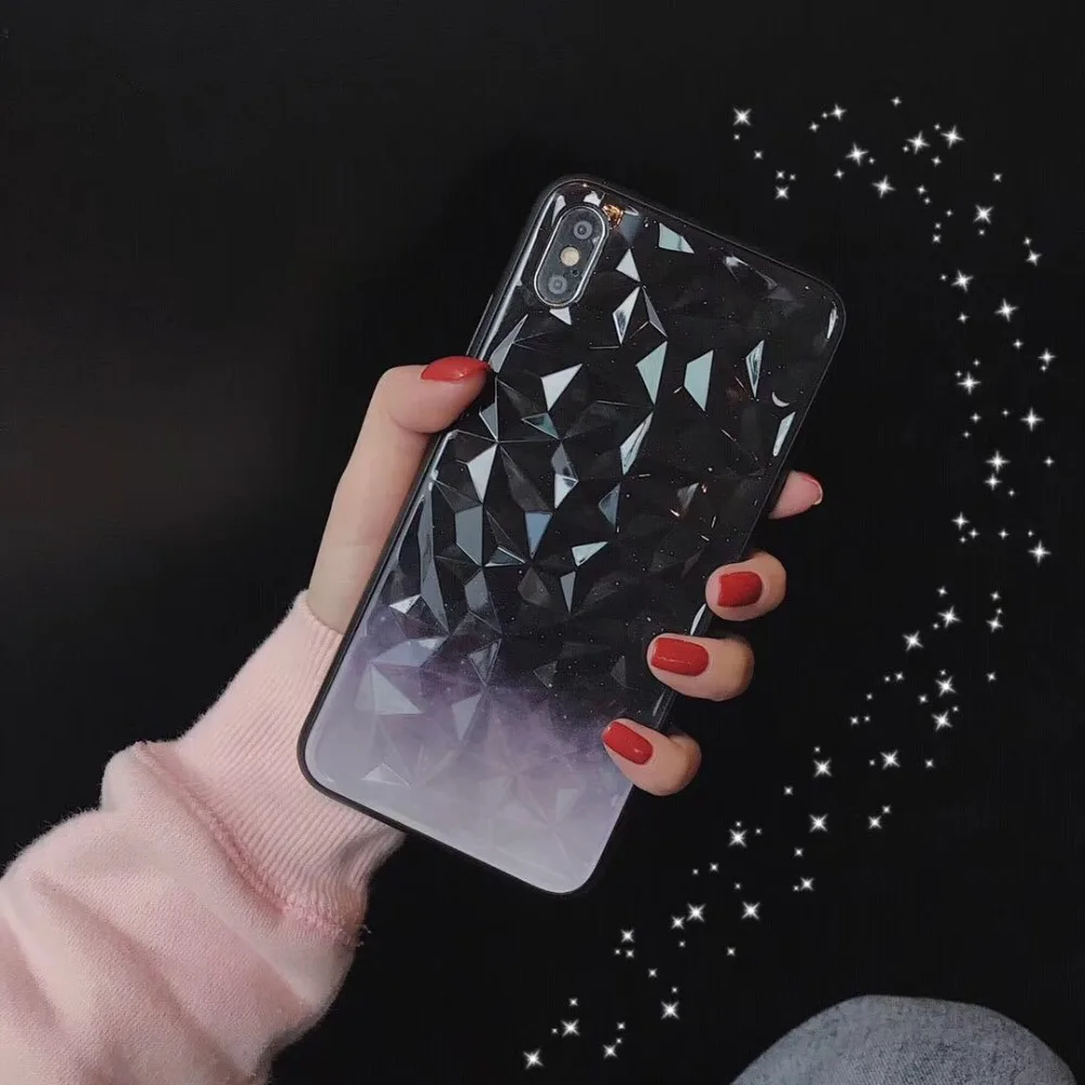 COPEONE Мягкие TPU чехол для iPhone 7 Plus 6 6s в форме ромба телефон случаях iphone 8 X XR XSMAX