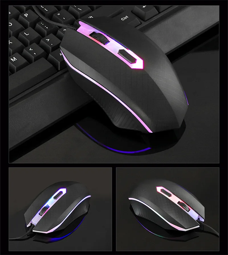 Игровая мышь профессиональная линия друзья компьютерная мышь USB 6 кнопок Мыши для ПК ноутбук игра геймер цветные огни