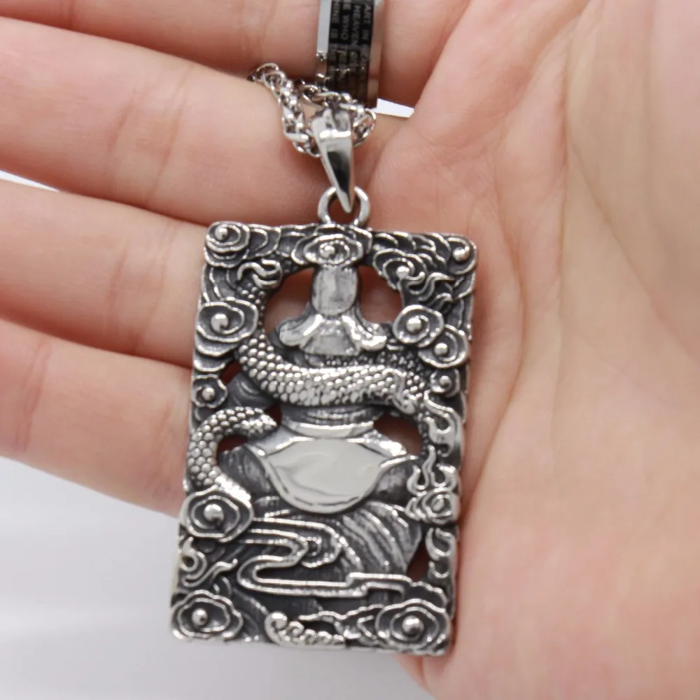 Мужская мода ювелирные изделия Guan Yu 316L кулон из нержавеющей стали Мужчины