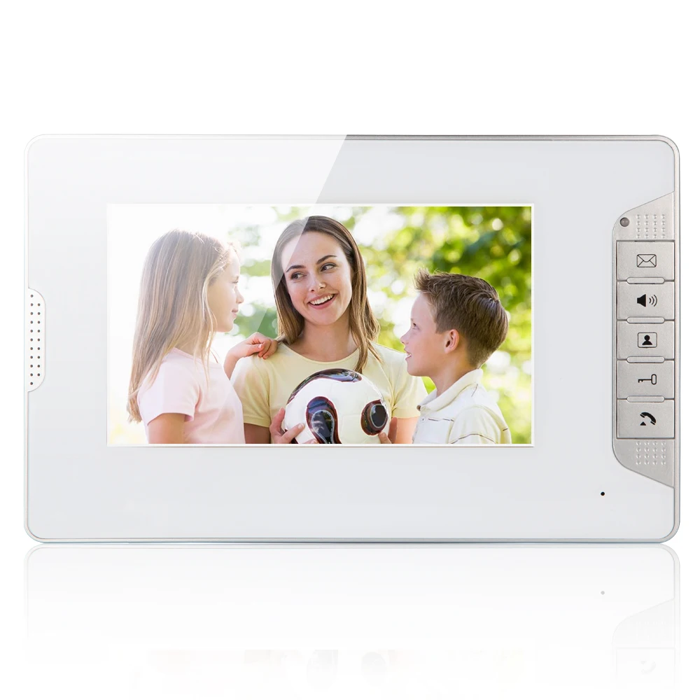 Лидер продаж 7-дюймовый видеодомофон hd наружный дверной звонок с ночным видением