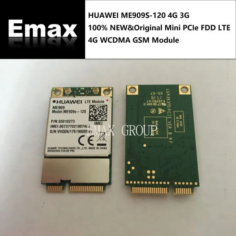 Разблокированный Huawei ME909S 120 мини pcie LTE FDD 4G WCDMA к оператору сотовой связи HSPA + DC край