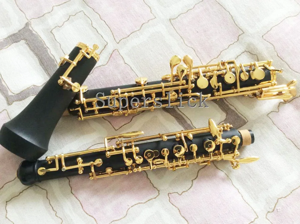 

composite wood concert semiautomatic oboe,gold-plating C key