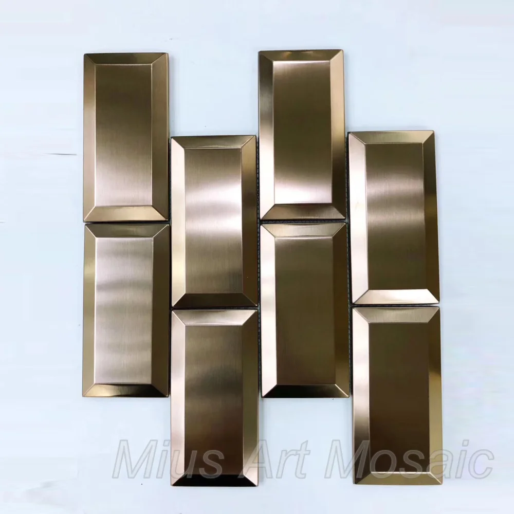 

3D Алмазная металлическая мозаика, кухонная плитка