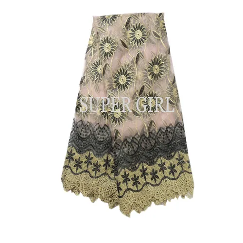 High Quality Nigerian Lace Fabrics 2017 With Stones African French Net Fabric Embroidered Tulle Mesh Lace1706b0606d20 |