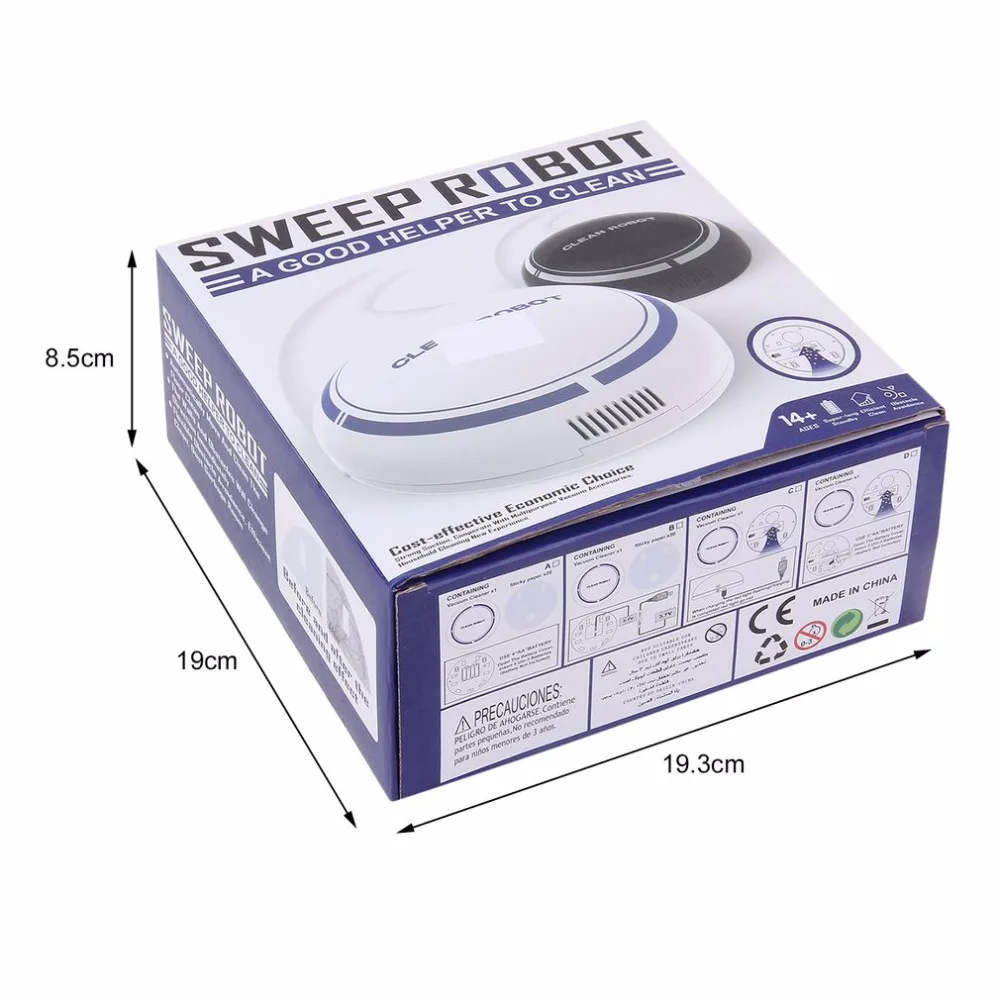 

Mini Intelligent Electric Wireless Automatic Multi-directional Round Smart Sweeping Robot Vacuum Cleaner For Home