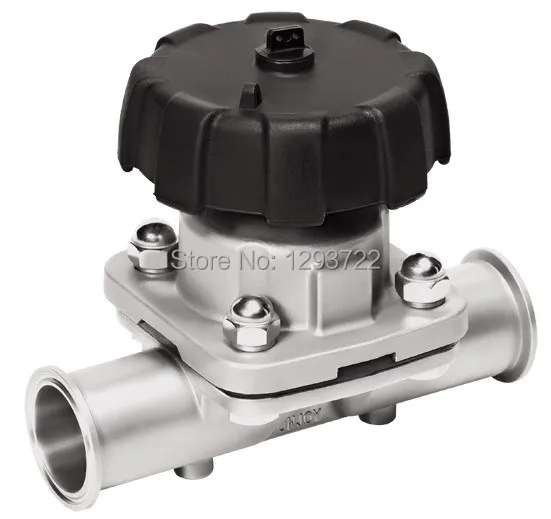 1 &quotDN25 25 4 мм SS316L диафрагменный клапан санитарный из нержавеющей стали |