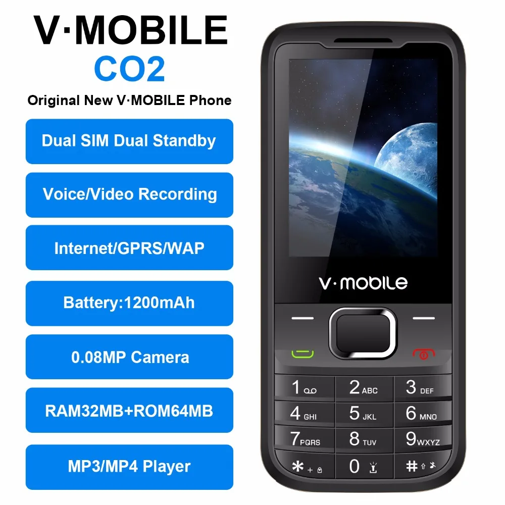 2G GSM 2 4 &quotDual Sim MP3/MP4 плеер видео GPRS Bluetooth 1200 мАч Клавиатура Кнопка мобильный телефон