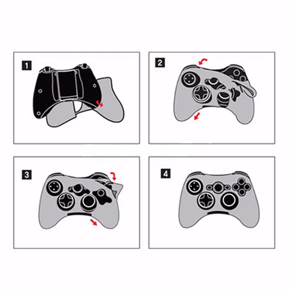 2018 высококачественный силиконовый резиновый защитный чехол для XBOX 360 контроллер