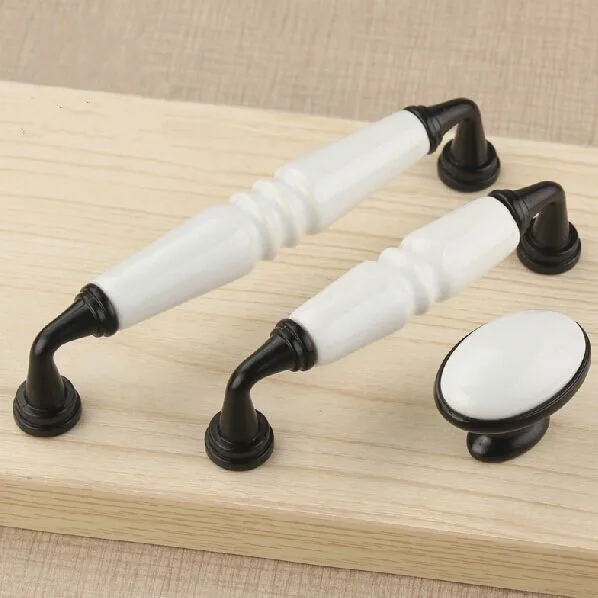 Ручки для кухонного шкафа ручки черная коричневая искусственная мебель