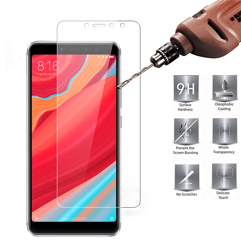 9H устойчивое к царапинам закаленное стекло премиум класса для Xiaomi Mi 5X 6X A1 A2 Redmi 5A 5