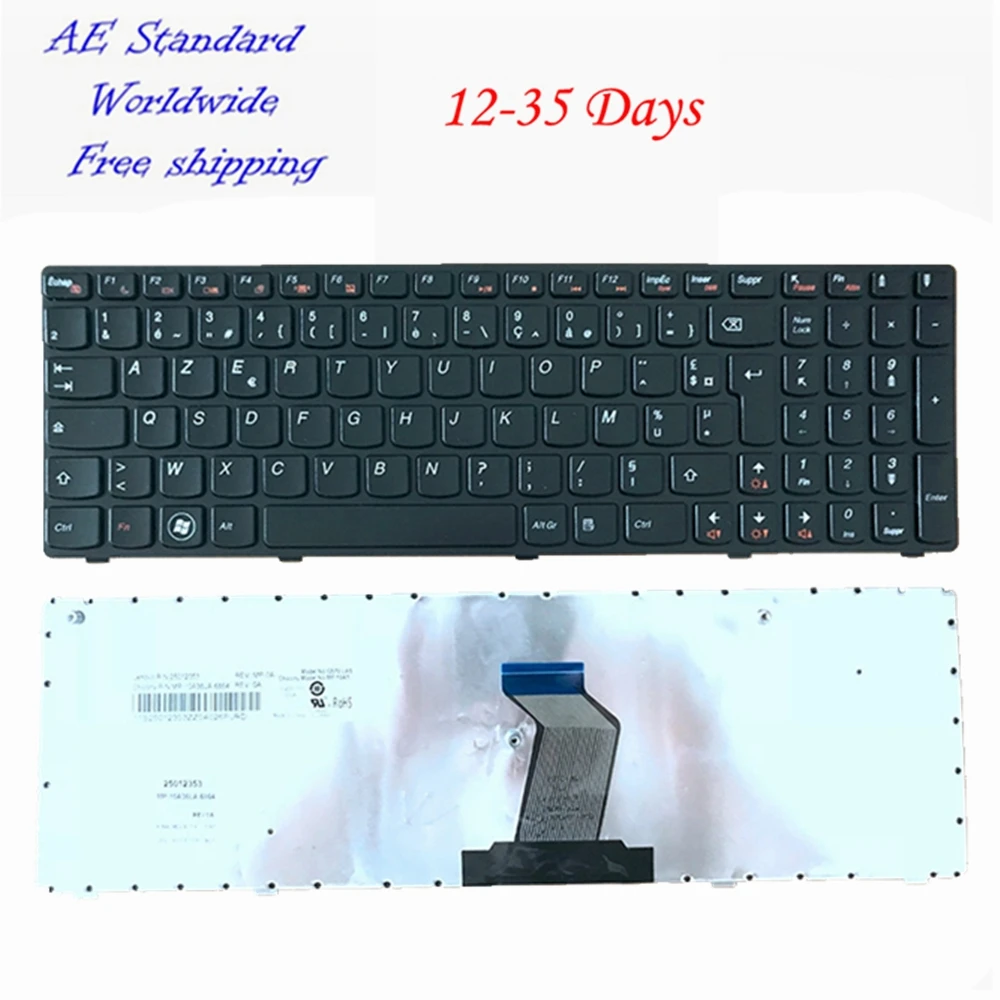 FR Клавиатура для ноутбука LENOVO IdeaPad G560 G560A G565 G560L G570 Z560 Z560A Z560G Z565 G575 G780 G770 французский