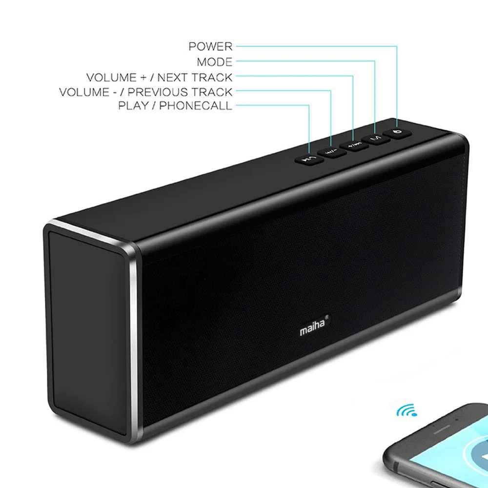 M58 20 Вт Bluetooth динамик 4400 мАч power Bank портативный супер бас беспроводной настольный автомобильный HIFI Динамик Громкий динамик для телефона