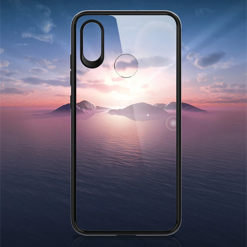 Для Xiaomi Mi8 чехол 2 в 1 HD Прозрачный Жесткий ПК + мягкий ТПУ противоударный для