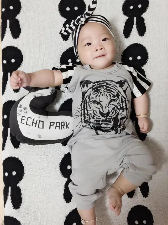 Новый стиль 2020 одежда для маленьких девочек комбинезон мальчиков с узором тигра