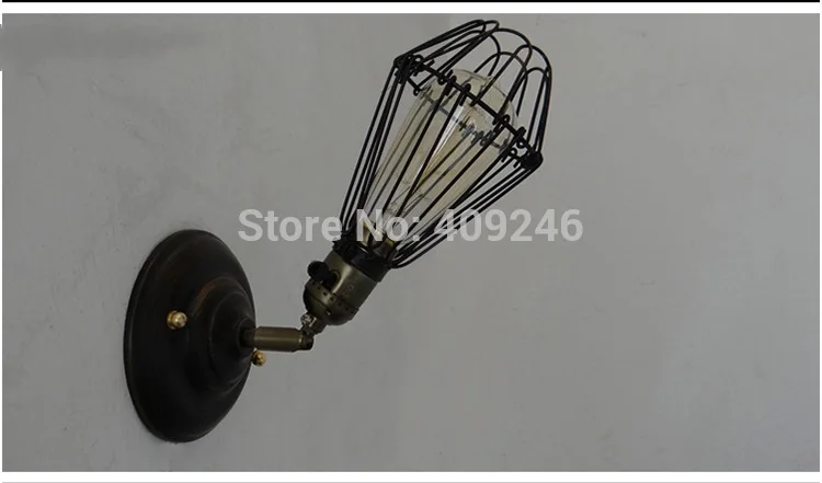 Промышленный Винтажный стиль лофт промышленный складной светильник настенный