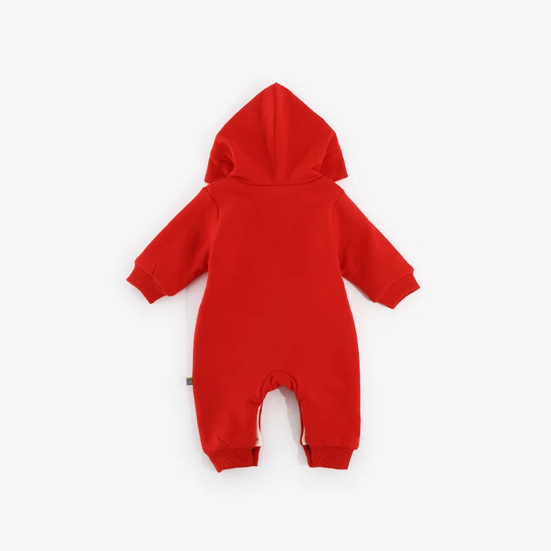 Christmas Baby Printed Rompers Clothes Winter Cute Boy Girl Garment Thicken Warm Comfortable Cotton Kids Jumpsuits Clothing | Детская