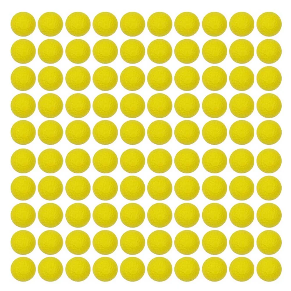 yellow 100pcs Цветные и желтые шарики-пули, 100 шт, шарики для Zeus Apollo, сменные ИГРУШКИ, 2,2 см, EVA мяч, мягкая пуля, электрическая ручная универсальная игрушка - Цвет: yellow 100pcs