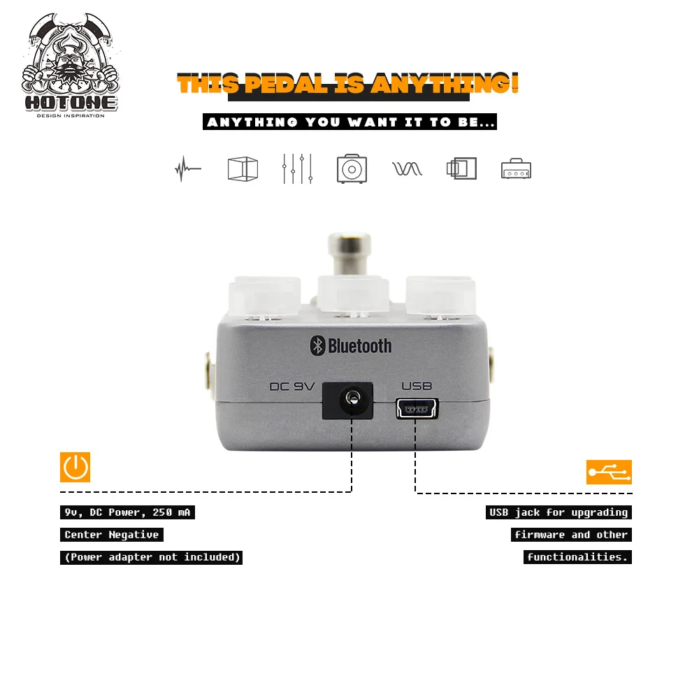 Hotone Reverb хор Мульти педаль эффектов Xtomp мини перебора искажений компрессор Fuzz Boost