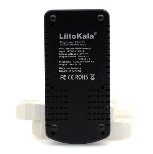 Зарядное устройство LiitoKala с ЖК дисплеем для аккумуляторов 18650 lii300 26650 14500 10440 17500 в AA